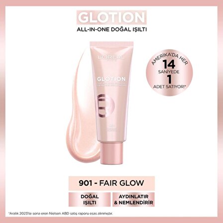 L'Oréal Paris Glotion All-In-One Doğal Işıltı 901 - Fair Glow