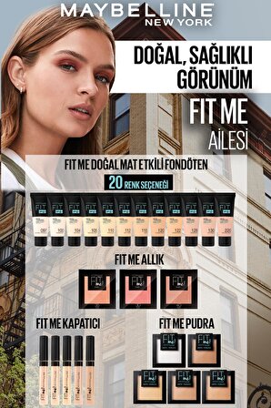 MAYBELLİNE FİT ME MAT POWDER/PUDRA 90 TRANS-LUCENT