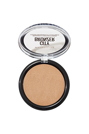 Maybelline City Bronze 200 Medium Cool Orta, Soğuk Ton Bronzlaştırıcı & Kontür Pudrası