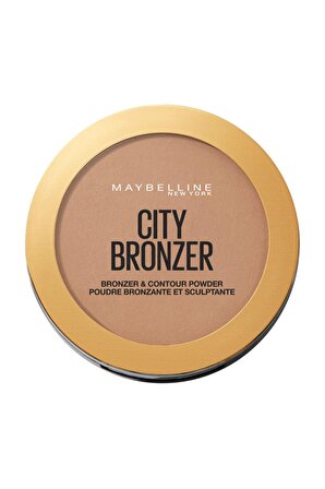 Maybelline City Bronze 300 Deep Cool Koyu, Soğuk Ton Bronzlaştırıcı & Kontür Pudrası