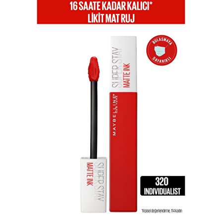 Maybelline Super Stay Matte Ink Likit Mat Ruj 320 Individualist