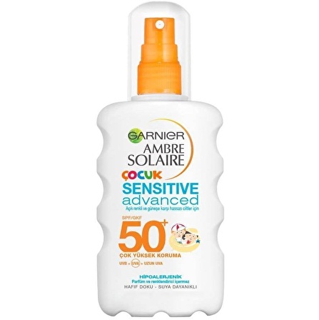 Garnıer Ambre Solaıre Çocuk Güneş Koruyucu Sprey Spf 50 200 Ml