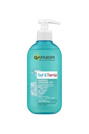Garnier Skin Naturals Yağlı Cilt için Canlandırıcı Yüz Temizleme Jeli 200 ml 