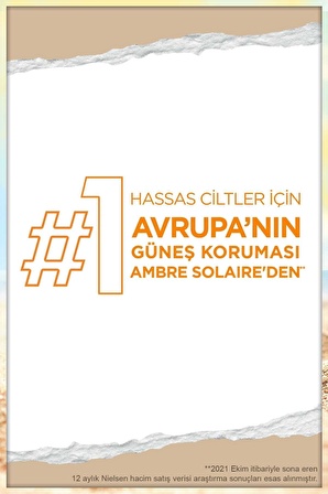 Garnier Ambre Solaire Sensitive Advanced Hipoalerjenik Güneş Koruyucu Süt Spf50+ 175Ml