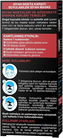 GARNİER SAF&TEMİZ SİYAH NOKTA KARŞ.KÖMÜRLÜ MASKE 