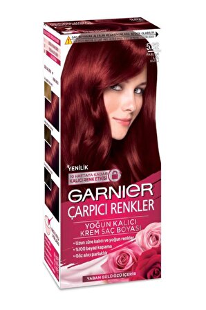 Garnıer Çarpıcı Renkler Krem Saç Boyası   5.62 Parlak Lal Kızılı