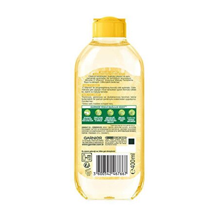 Garnier Micellar C Vitamini Kusursuz Makyaj Temizleme Suyu 400ml