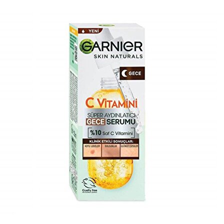 Garnier Süper Aydınlatıcılı C Vitamini Gece Serumu 30 ml