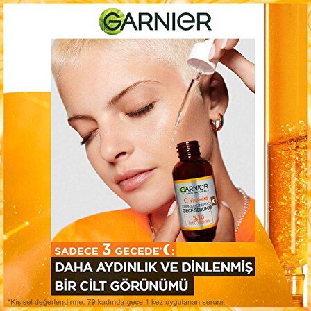 Garnier Süper Aydınlatıcılı C Vitamini Gece Serumu 30 ml