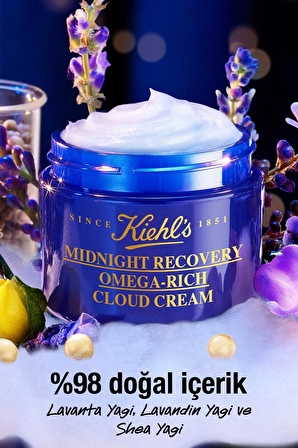 Kiehl's Midnight Recovery Omega Rich Cloud Cream 50 ml