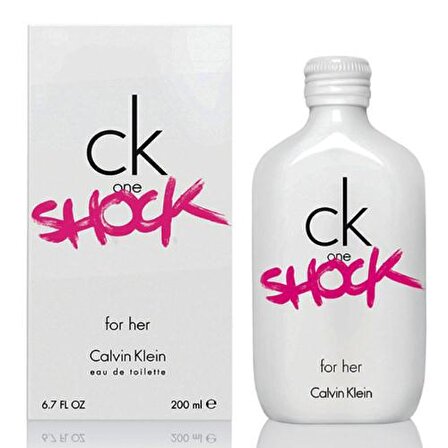 Calvin Klein One Shock EDT Çiçeksi Kadın Parfüm 200 ml  