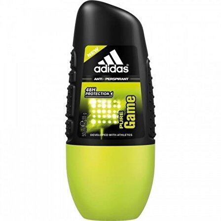 Adidas Pure Game Antiperspirant Ter Önleyici Leke Yapmayan Erkek Roll-On Deodorant 50 ml
