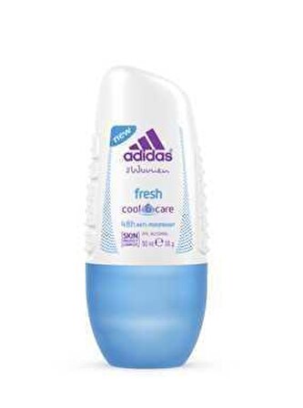 Adidas Fresh Cool & Care Pudrasız Kadın Roll-On Deodorant 50 ml
