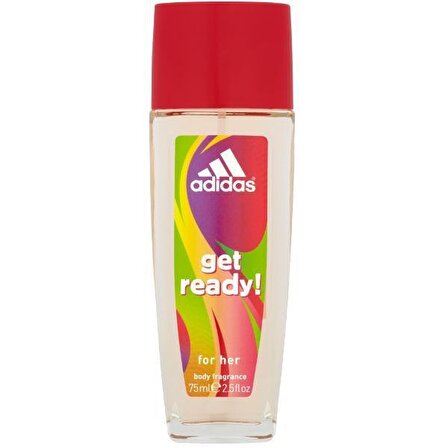 Adidas Get Ready Antiperspirant Ter Önleyici Leke Yapmayan Kadın Sprey Deodorant 75 ml