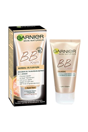 Garnier Bb Krem Mucizevi Cilt Kusursuzlaştırıcı Açık Ton  18ml