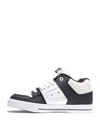 Dc Siyah - Beyaz Erkek Çocuk Deri + Tekstil Yürüyüş Ayakkabısı ADBS300377