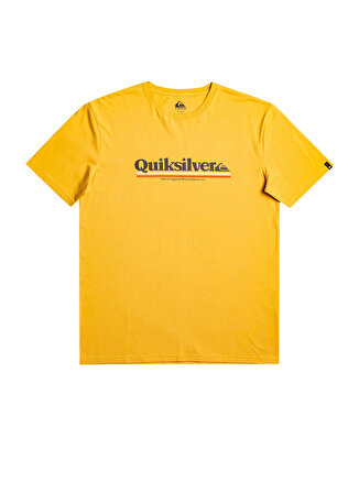 Quiksilver Bisiklet Yaka Sarı Erkek T-Shirt EQYZT07216 BETWEENTHELINES M TEES
