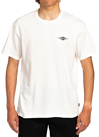 Billabong Yuvarlak Yaka Beyaz Erkek T-Shirt EBYZT00108 NIGHT RIDE SS