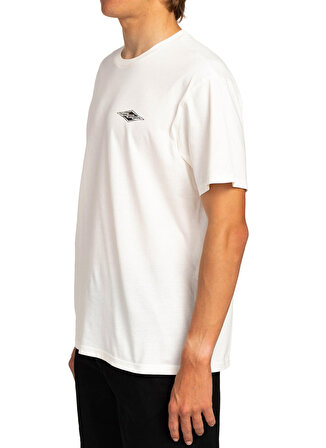 Billabong Yuvarlak Yaka Beyaz Erkek T-Shirt EBYZT00108 NIGHT RIDE SS