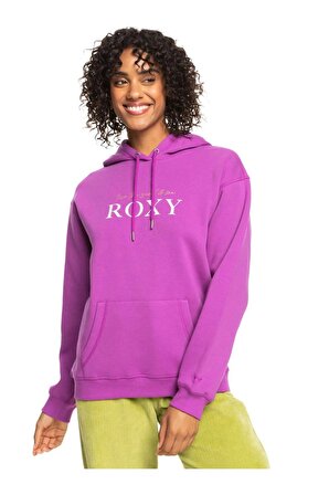 Roxy SURF STOKED HOODIE BRUSHED Mor Kadın Sweatshirt
