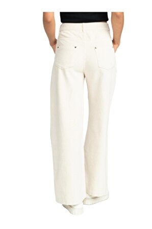 Roxy Erjnp03523 Ls Tekstil Pantolon Beyaz Kadın Pantolon