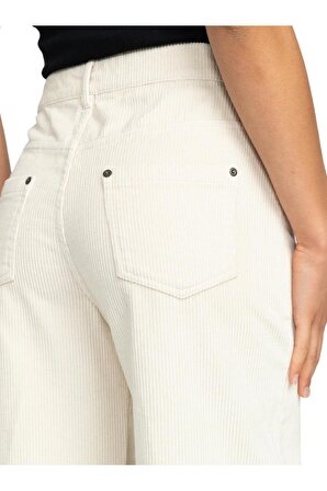 Roxy Erjnp03523 Ls Tekstil Pantolon Beyaz Kadın Pantolon