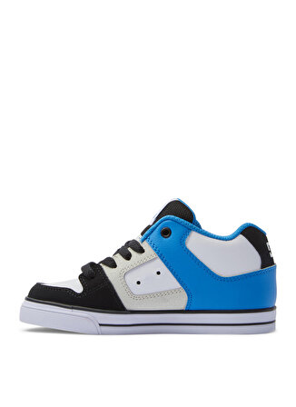 Dc Gri - Mavi - Siyah Erkek Çocuk Deri + Tekstil Yürüyüş Ayakkabısı ADBS300377
