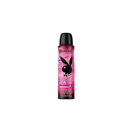 Playboy Süper Antiperspirant Ter Önleyici Leke Yapmayan Kadın Sprey Deodorant 150 ml