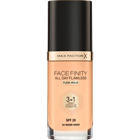Max Factor Fondöten FaceFinity All Day Flawless 44  Warm ivory