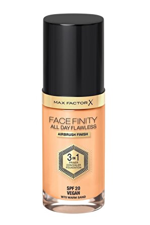 Max Factor Fondöten Facefinity All Day Flawless 70 Warm Sand