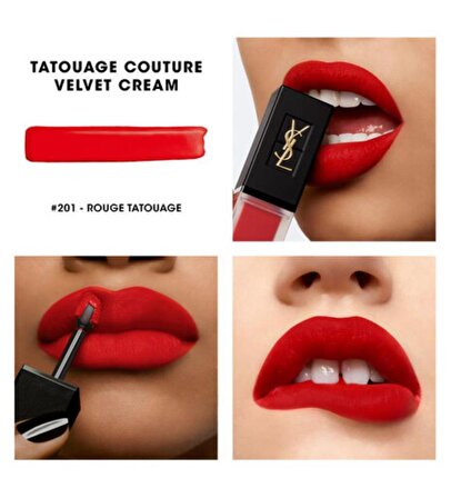 Yves Saint Laurent Tatouage Couture Velvet Cream 201 Rouge Tatouage