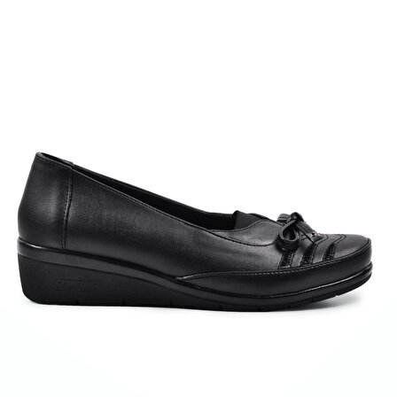 Legend 162 Siyah Topuk Jel Destekli Kadın Ayakkabı