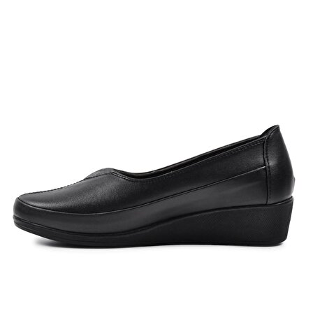 Legend 113 Siyah Topuk Jel Destekli Kadın Ayakkabı
