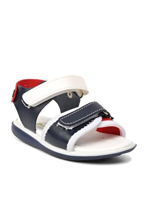 Şiringenç 22Y06 Lacivert-Kırmızı-Beyaz Comfort Bebek Sandalet