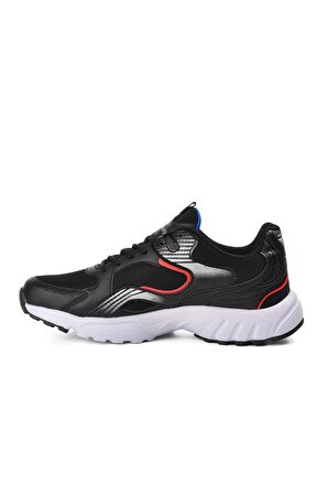 Walkway Sprint Siyah-Beyaz-Kırmızı Erkek Spor Ayakkabı