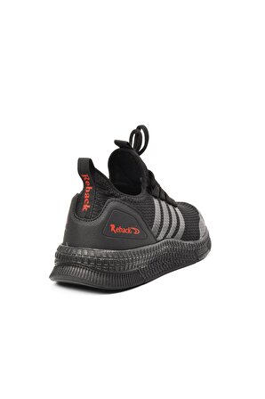 Reback 4010 Siyah-Siyah Fileli Yazlık Erkek Spor Ayakkabı