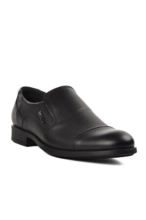Forex 2330-1 Siyah İçi Dışı Hakiki Deri Erkek Günlük Ayakkabı