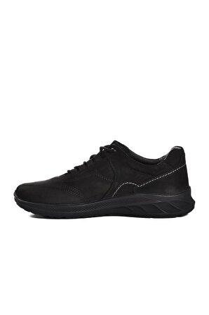 Forelli 47903-1 Plus Siyah Nubuk İçi Dışı Hakiki Deri Erkek Casual Ayakkabı