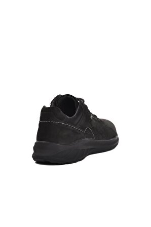 Forelli 47903-1 Plus Siyah Nubuk İçi Dışı Hakiki Deri Erkek Casual Ayakkabı