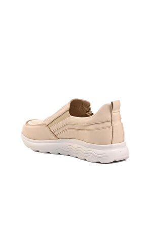 Dr.Flexer 235005 Bej İçi Dışı Hakiki Deri Kadın Comfort Ayakkabı