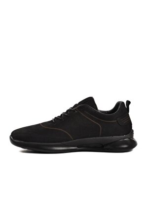 Winssto N164 Siyah Nubuk İçi Dışı Hakiki Deri Erkek Casual Ayakkabı