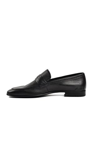 Pierre Loti 0113 Siyah İçi Dışı Hakiki Deri Erkek Klasik Ayakkabı