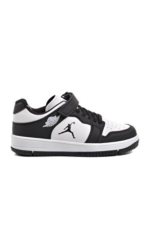 Aspor Haykat Kısa-F Siyah-Beyaz Çocuk Sneaker