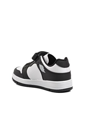 Aspor Haykat Kısa-F Siyah-Beyaz Çocuk Sneaker