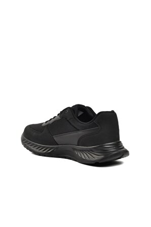 Walkway Troyes Siyah-Siyah Büyük Numara Erkek Spor Ayakkabı