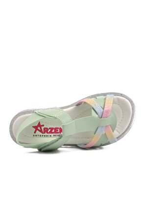 Ayakmod Arz 1200-P Mint Yeşili Kız Çocuk Sandalet