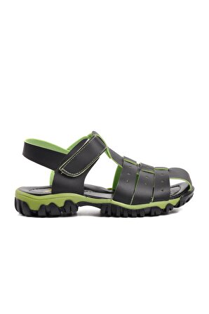 Ayakmod Arz 3100-F Siyah-Yeşil Erkek Çocuk Sandalet