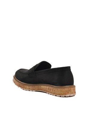Walkway Dkc2302 Siyah Süet Kadın Günlük Ayakkabı