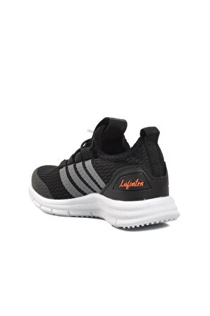 Aspor 706Y-P Siyah-Turuncu Çocuk Spor Ayakkabı