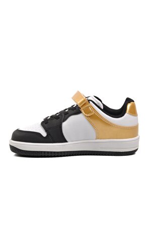Ayakmod Haykat Kısa-F Gold Cırtlı Unisex Çocuk Sneaker